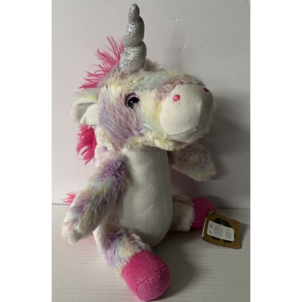 The Petting Zoo Unicorn Plush 11 Inch Tie Dye Stuffed Animal Toy NWT